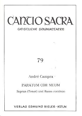 Vorderes Coverbild Paratum cor meum