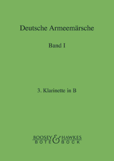 Vorderes Coverbild Deutsche Armeemärsche Band 1