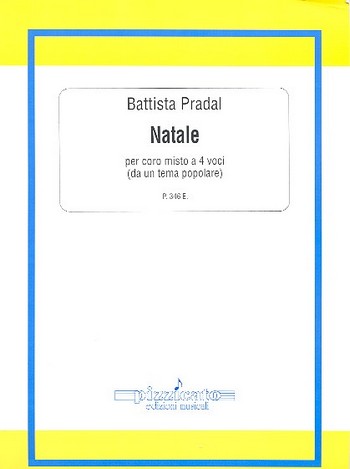 Vorderes Coverbild NATALE PER CORO MISTO A 4 VOCI