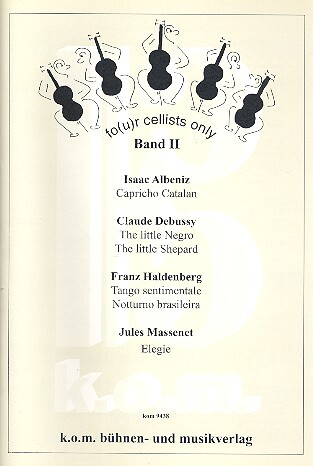 Vorderes Coverbild Four Cellists only Band 2
