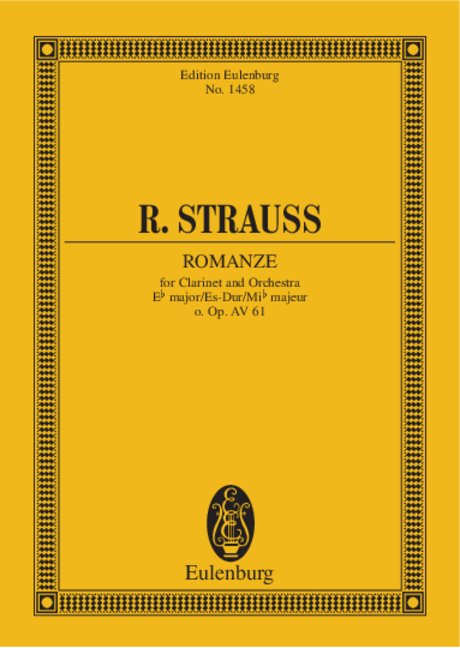 Vorderes Coverbild Romanze Es-Dur AV61