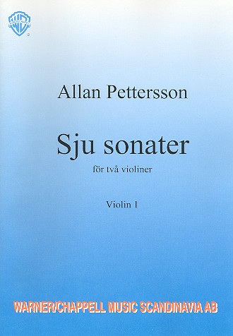 Vorderes Coverbild 7 sonater foer 2 violiner