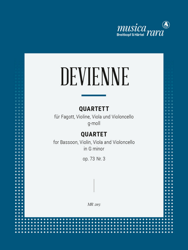 Vorderes Coverbild Quartett g-Moll op.73,3