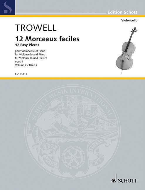 Vorderes Coverbild 12 morceaux faciles op.4 vol.2 (nos.4-6)