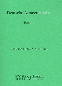 Vorderes Coverbild Deutsche Armeemärsche Band 1