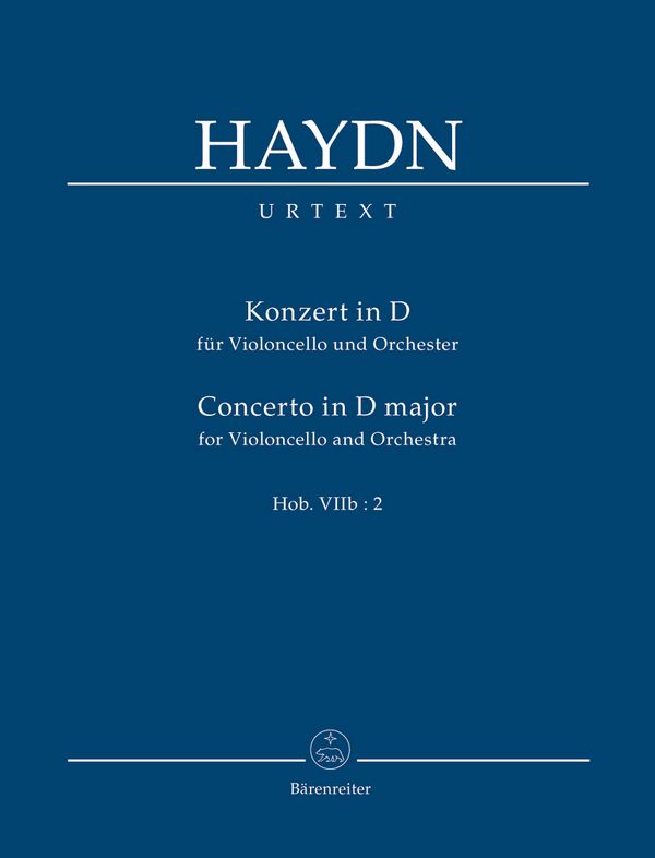 Vorderes Coverbild Konzert D-Dur Hob.VIIB:2 