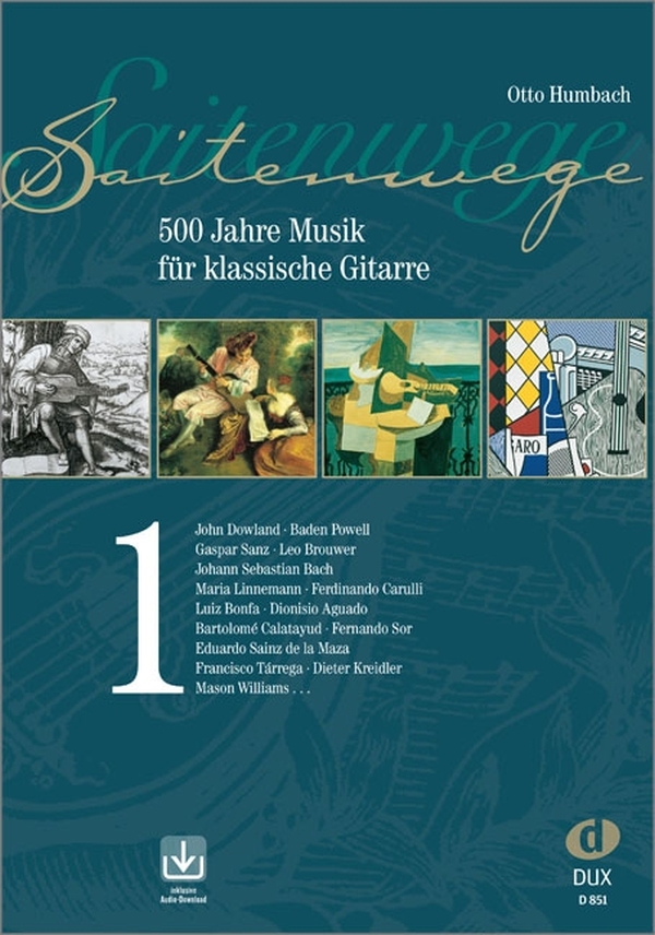 Vorderes Coverbild Saitenwege Band 1 (+Online-Audio)