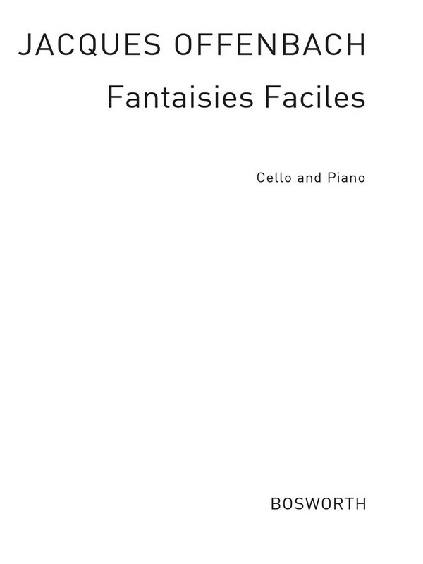 Vorderes Coverbild Fantaisies faciles für Violoncello