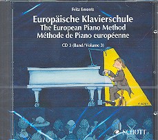 Vorderes Coverbild Europäische Klavierschule Band 3 CD