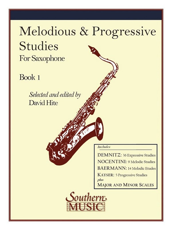 Vorderes Coverbild Melodious and progressive Studies