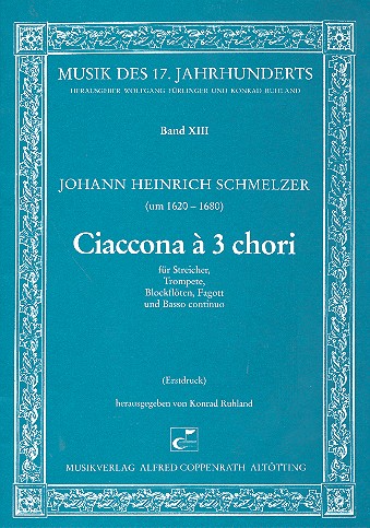 Vorderes Coverbild Ciaccona a 3 chori