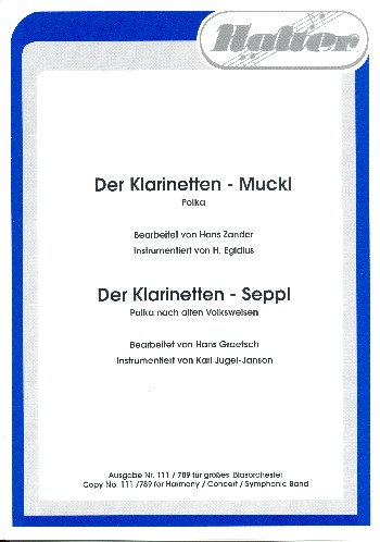 Vorderes Coverbild Der Klarinetten-Muckl - Der Klarinetten-Seppl
