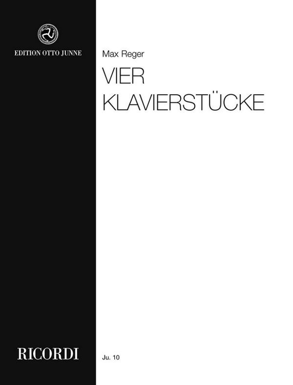 Vorderes Coverbild 4 Klavierstücke