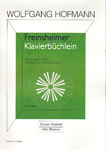 Vorderes Coverbild Freinsheimer Klavierbüchlein H82G