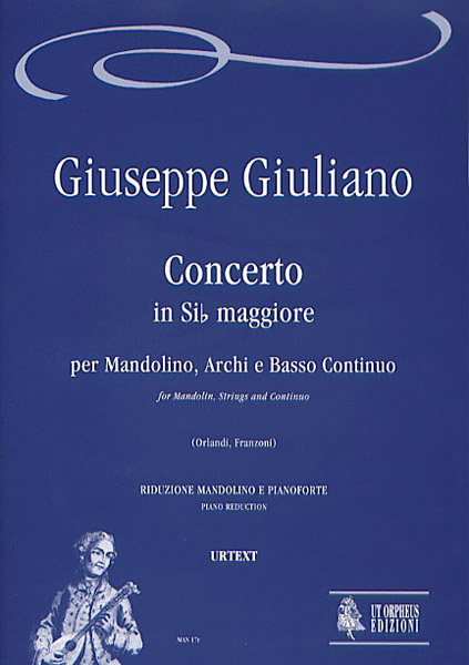 Vorderes Coverbild CONCERTO SIB MAGGIORE PER MANDOLINO