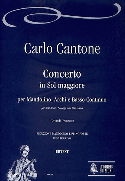 Vorderes Coverbild CONCERTO SOL MAGGIORE PER MANDOLINO