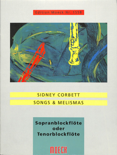 Vorderes Coverbild Songs and melismas für