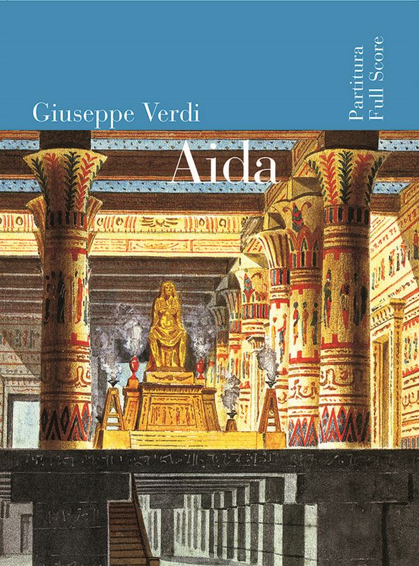 Vorderes Coverbild Aida Partitur (it)