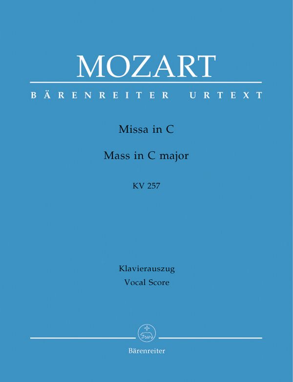 Vorderes Coverbild Missa C-Dur KV257 
