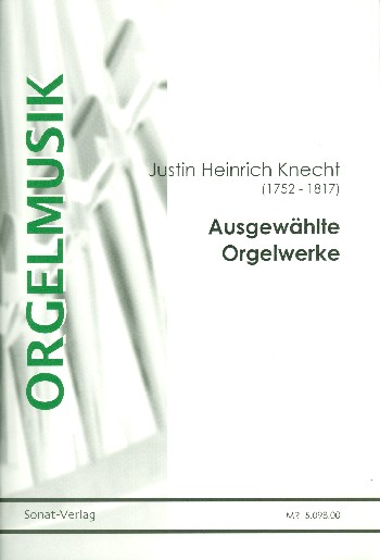 Vorderes Coverbild Ausgewählte Orgelwerke