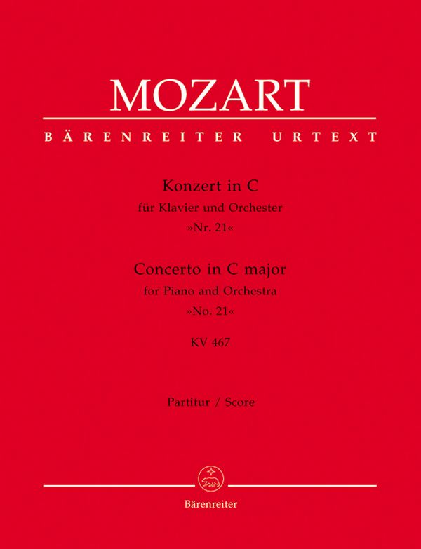 Vorderes Coverbild Konzert C-Dur Nr.21 KV467
