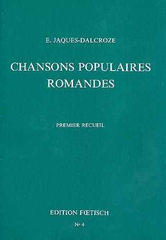 Vorderes Coverbild Chanson populaires romandes vol.1