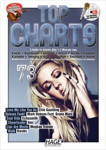 Vorderes Coverbild Top Charts Band 73 (+CD):