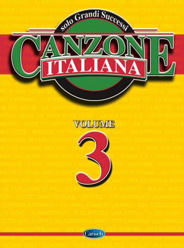 Vorderes Coverbild Canzone Italiana Volume 3