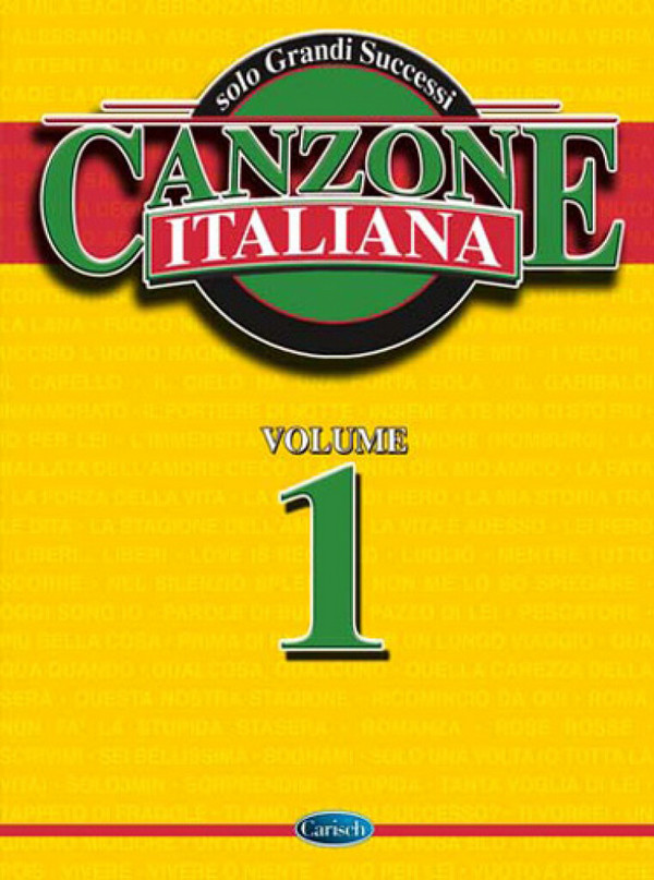 Vorderes Coverbild Canzone Italiana Volume 1