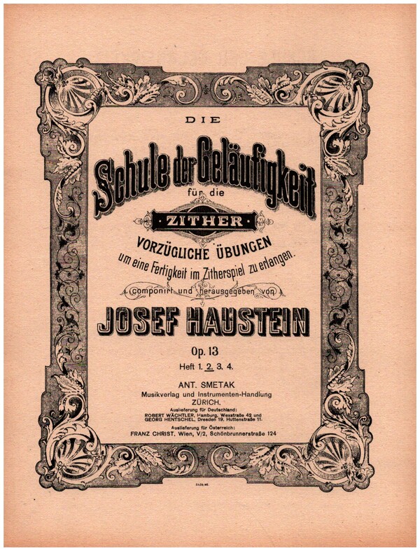 Vorderes Coverbild Schule der Geläufigkeit op.13,2