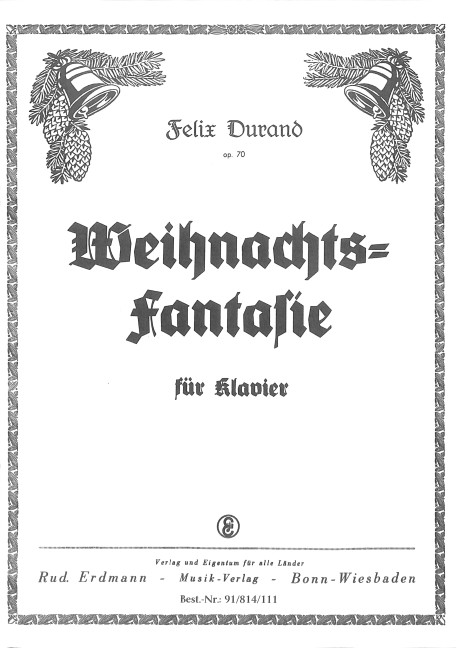 Vorderes Coverbild Weihnachtsfantasie op.70