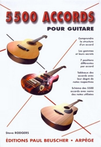 Vorderes Coverbild 5500 accords pour guitare