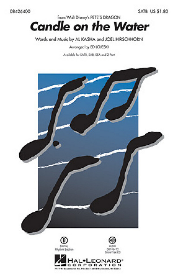 Vorderes Coverbild Candle on the Water for female chorus
