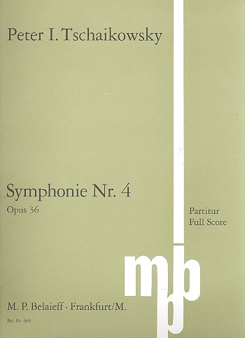 Vorderes Coverbild Sinfonie f-Moll Nr.4 op.36