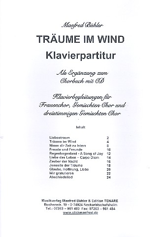 Vorderes Coverbild Träume im Wind