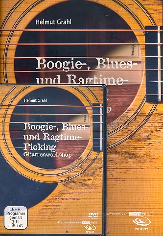 Vorderes Coverbild Boogie-, Blues und Ragtime-Picking (+DVD)
