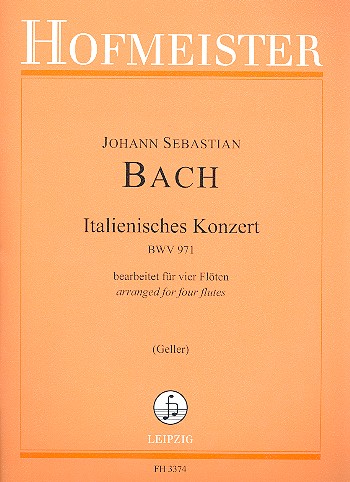 Vorderes Coverbild Italienisches Konzert BWV971