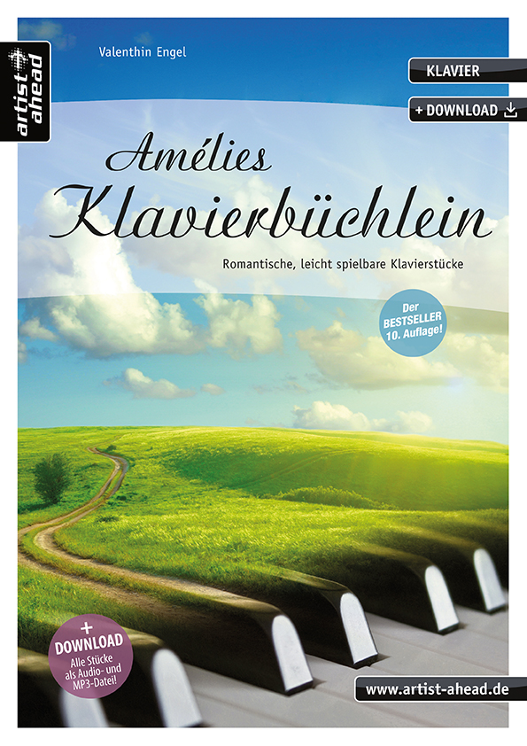 Vorderes Coverbild Amélies Klavierbüchlein (+Download)