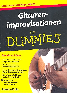 Vorderes Coverbild Gitarrenimprovisationen für Dummies (+CD)