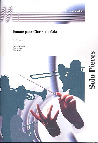 Vorderes Coverbild Sonata for clarinet