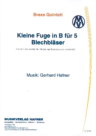 Vorderes Coverbild Kleine Fuge in B für 2 Trompeten,