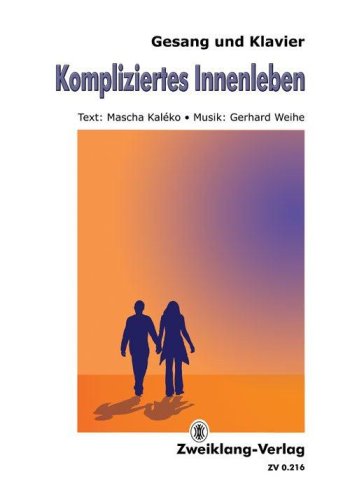Vorderes Coverbild Kompliziertes Innenleben für Gesang