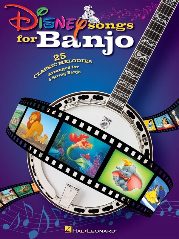 Vorderes Coverbild Disney Songs: for 5-string banjo/tab