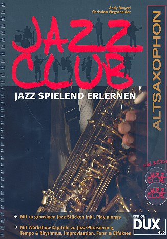 Vorderes Coverbild Jazz Club (+2 CD's): für Altsaxophon