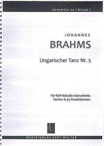 Vorderes Coverbild Ungarischer Tanz Nr.5