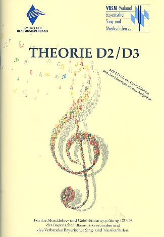 Vorderes Coverbild Theorie- und Gehörbildungslehrgang D2/D3 (+Download)