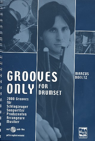 Vorderes Coverbild Grooves only (+mp3-Files): für Schlagzeug
