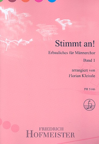 Vorderes Coverbild Stimmt an Band 1 für Männerchor