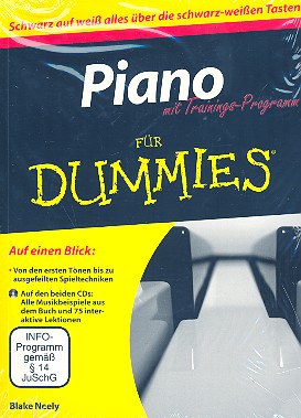 Vorderes Coverbild Piano mit Trainingsprogramm für Dummies (+2 CD's)