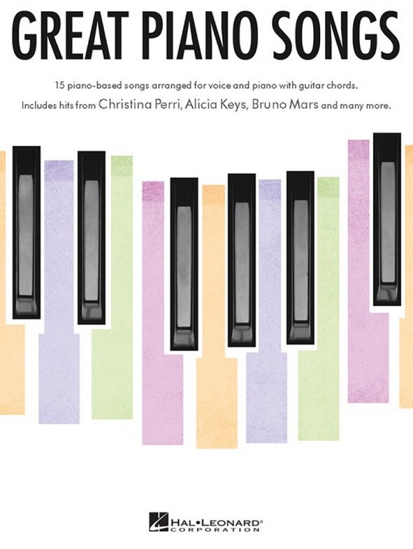 Vorderes Coverbild Great Piano Songs